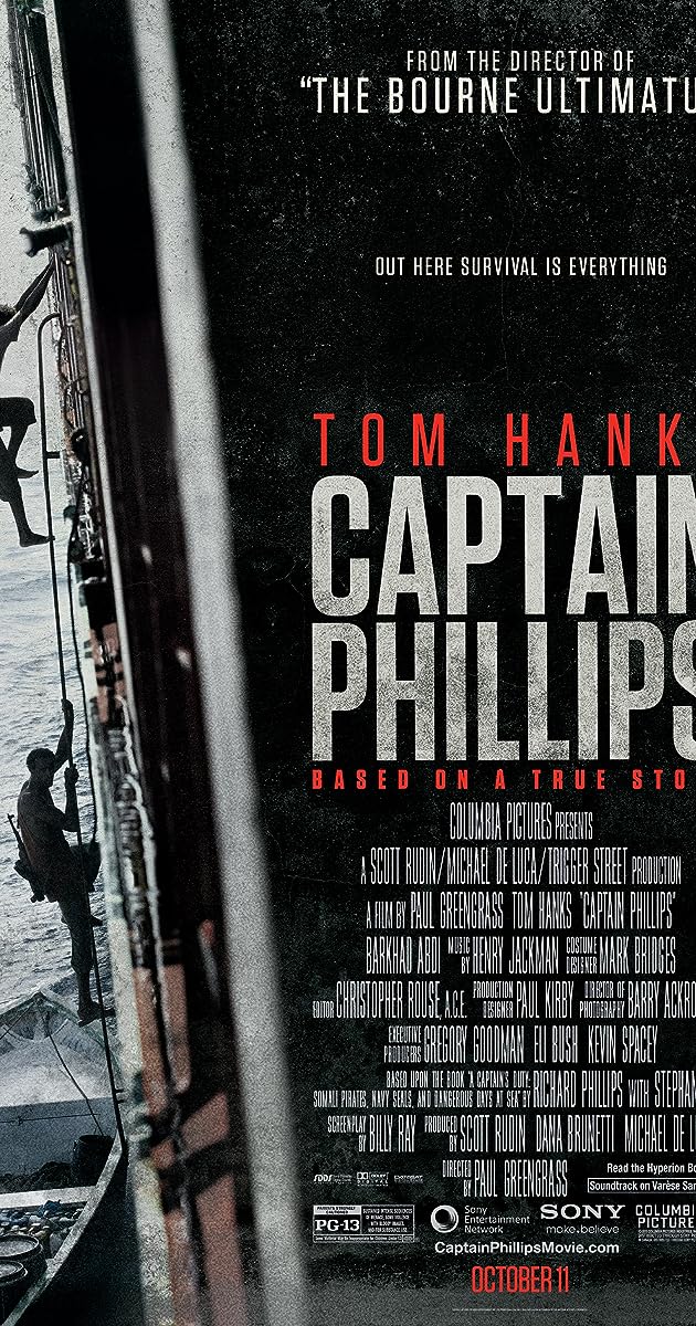 บทวิจารณ์ภาพยนตร์ระทึกขวัญเรื่อง Captain Phillips